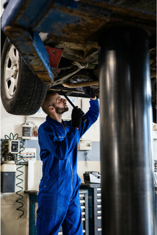 Service, oil change and inspection