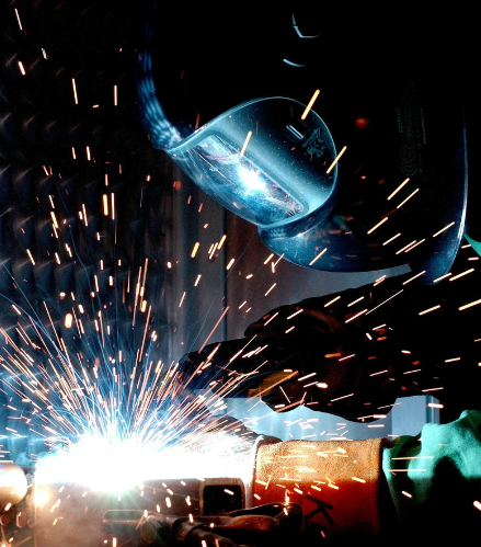 Exhaust system and welding